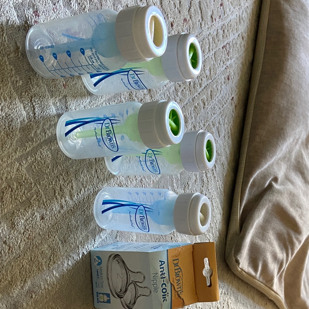 Dr. Brown's Anti-Colic Baby Bottles - Blue